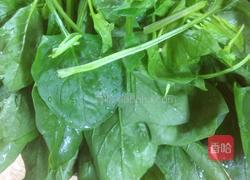 高汤菠菜粥的做法图解2