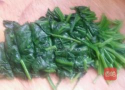 菠菜炒宽粉条的做法图解3