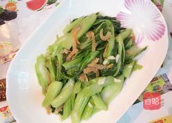 虾仁炒菜心的做法图解7