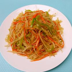 醋溜三丝的做法[图]