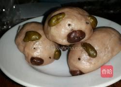 小猪豆沙包的做法图解18