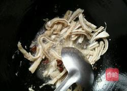 香辣蒜苔牛肚的做法图解4