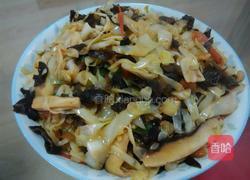 香菇木耳卷心菜的做法图解13
