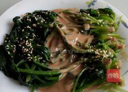 麻酱菠菜的做法图解7