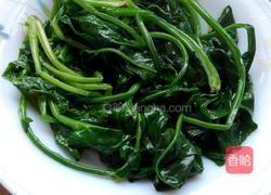 麻酱菠菜的做法图解5