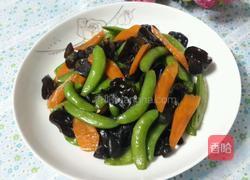 甜蜜豆炒木耳的做法图解8