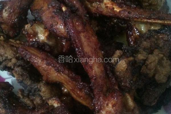 炸奥尔良鸭架