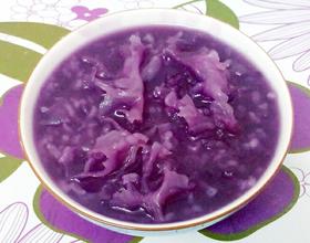 银耳紫薯粥[图]