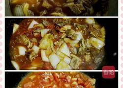 西红柿牛肉酱汤猫耳面的做法图解5