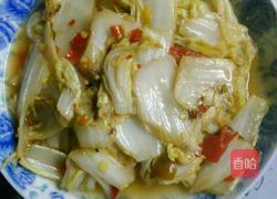 酸辣大白菜的做法图解4
