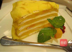 芒果千层蛋糕的做法图解9