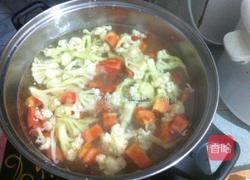 番茄花菜炖豆腐的做法图解6