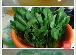 菠菜蘸鸡蛋酱的做法图解1