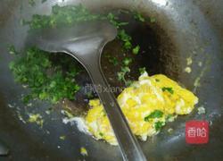 青菜蛋炒饭的做法图解5