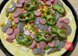 虾仁火腿披萨的做法图解9