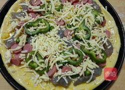 虾仁火腿披萨的做法图解10