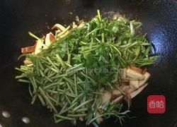 藜蒿炒香干的做法图解5
