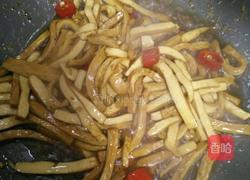 青蒜苗炒香干的做法图解7