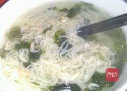 紫菜虾皮面的做法图解3