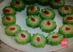 豆沙酿苦瓜的做法图解5
