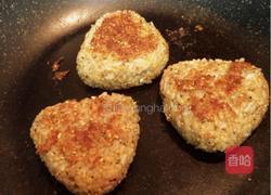 香煎饭团的做法图解4