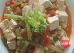 西芹番茄炖豆腐的做法图解14
