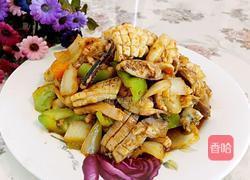 蒜蓉辣酱炒鱿鱼的做法图解8