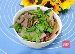 羊肉片氽萝卜的做法图解8