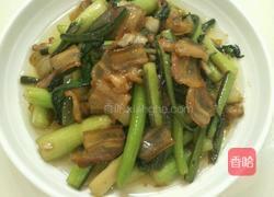 腊肉炒菜苔的做法图解6