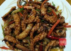 酱爆鱿鱼的做法图解5