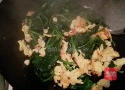 菠菜炒蛋的做法图解7