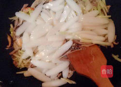 韭黄炒年糕的做法图解6