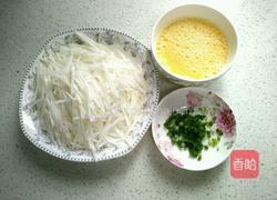 萝卜丝炒鸡蛋的做法图解2