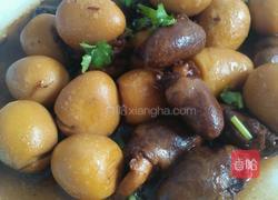 红烧鸡心鹌鹑蛋的做法图解7