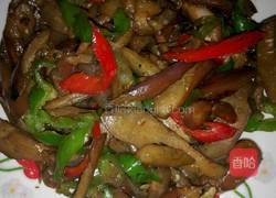 青红椒炒茄子的做法图解7