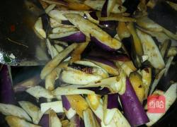 青红椒炒茄子的做法图解4