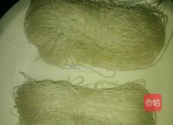 娃娃菜炒粉丝的做法图解4