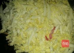 娃娃菜炒粉丝的做法图解7