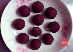 南瓜豆沙包的做法图解2