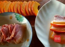 金瓜蒸咸肉的做法图解5