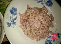 西芹胡萝卜炒双肉的做法图解2