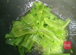 椒香莴苣的做法图解5