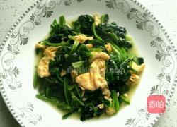 菠菜炒鸡蛋的做法图解6