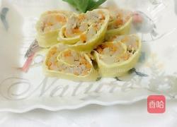 肉沫蛋卷的做法图解10
