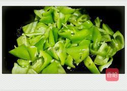 尖椒炒猪血的做法图解4