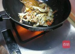 梭子蟹炒年糕的做法图解4