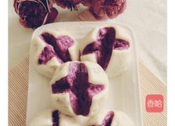 紫薯开花馒头的做法图解7