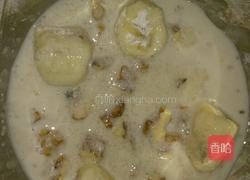 核桃酸香蕉布丁蛋糕的做法图解3