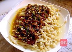 肉沫蒸金针菇的做法图解6
