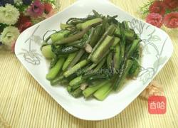 清炒红菜苔的做法图解5